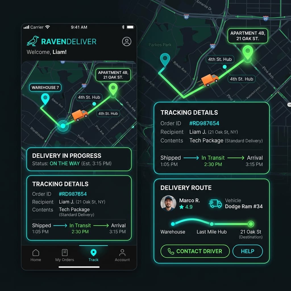 Mobile App — Delivery Service